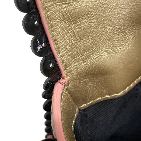 LOEWE Macadam Black Pink PVC Patent Leather Shoulder Bag 296-080925 - Picture 11 of 14